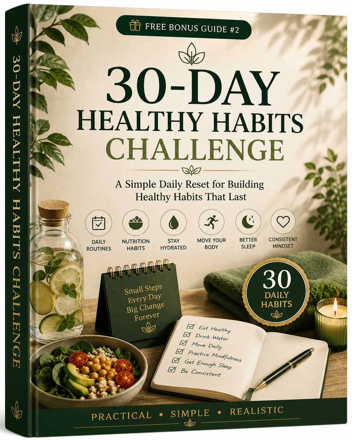 30-Day Healthy Habits Challenge ebook cover